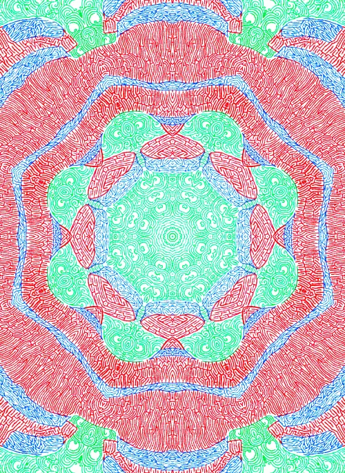 Bird kaleidoscope